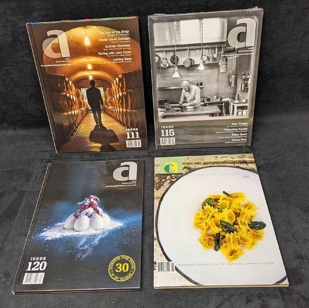 Lot 316: Art Culinaire Hardcover Magazines 105 111 115 120