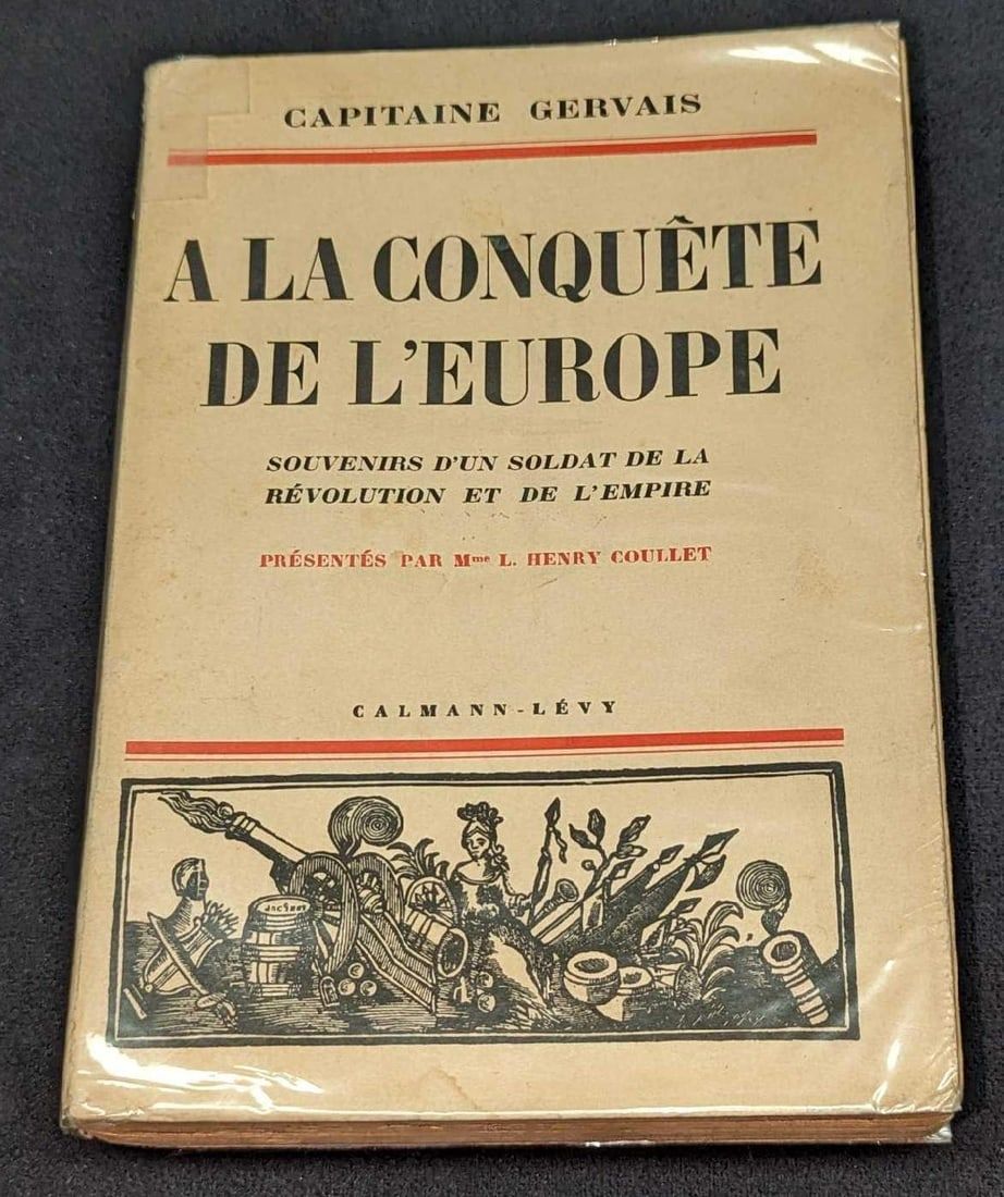 Lot 325: 1939 A La Conquete De L'europe Softcover Book