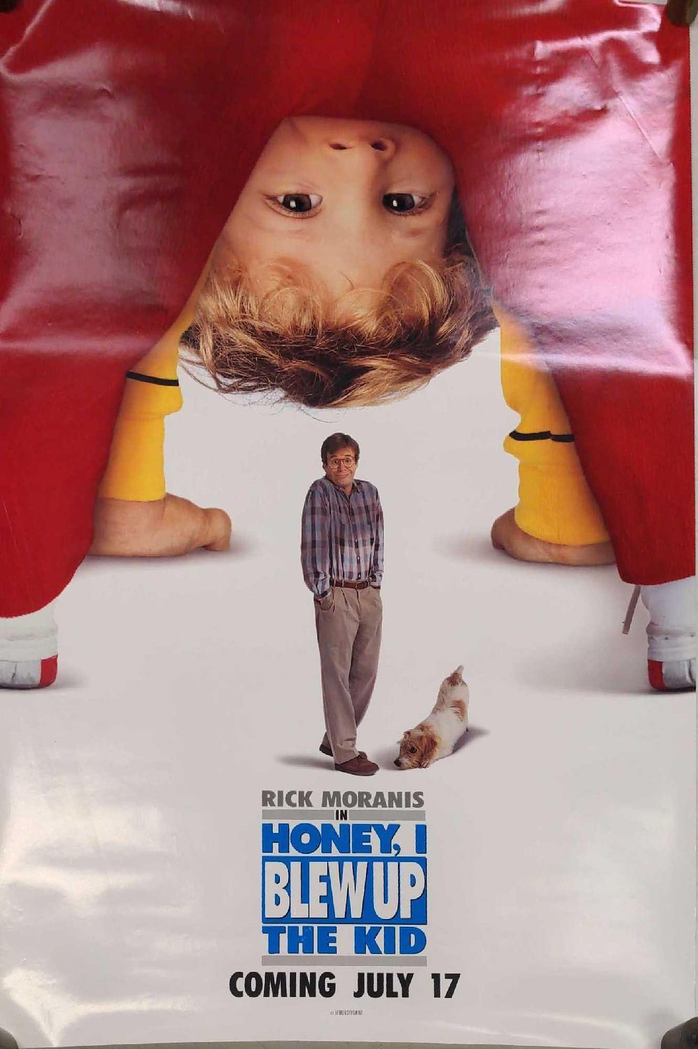 Lot 470: Original Double Sided Disney Honey I Blew Up The Kid Movie Poster