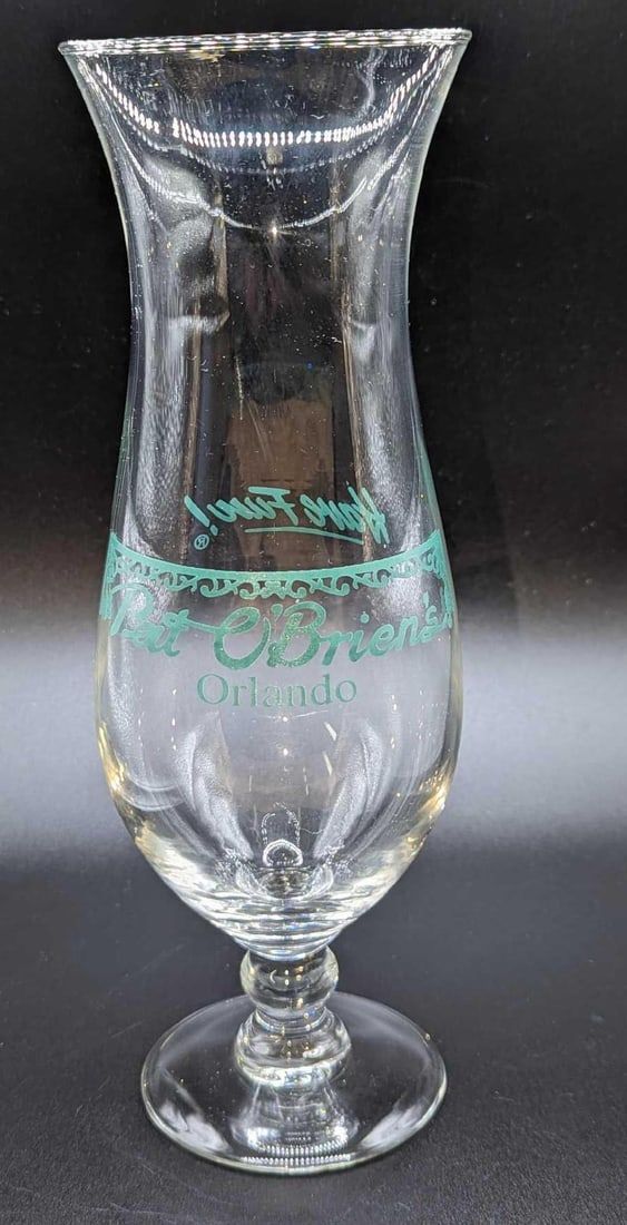Lot 482: Pat O'Brien's Orlando Hurricane Glass