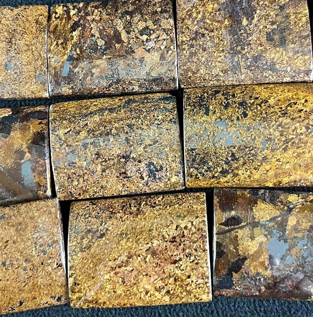 Lot 179: Bronzite Beads Rectangle Gemstone Bronzite Beads