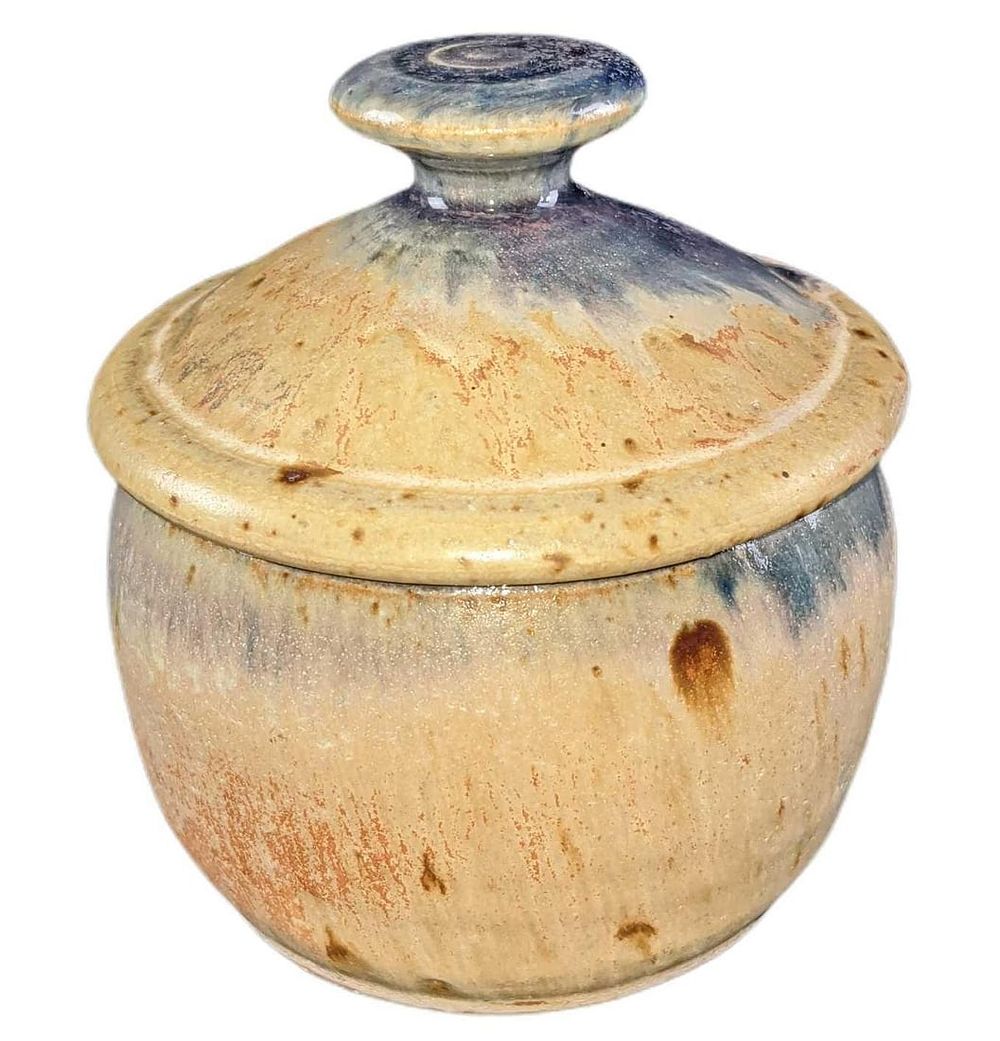 Lot 310: Hand Made Ceramic Candy Jar With Lid