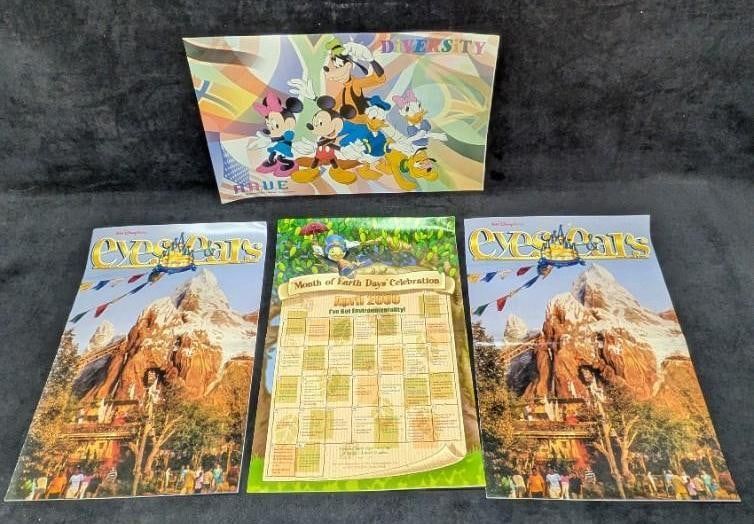 Lot 311: 4 Disney Cast Member Exclusive Eyes & Ears Magazines B