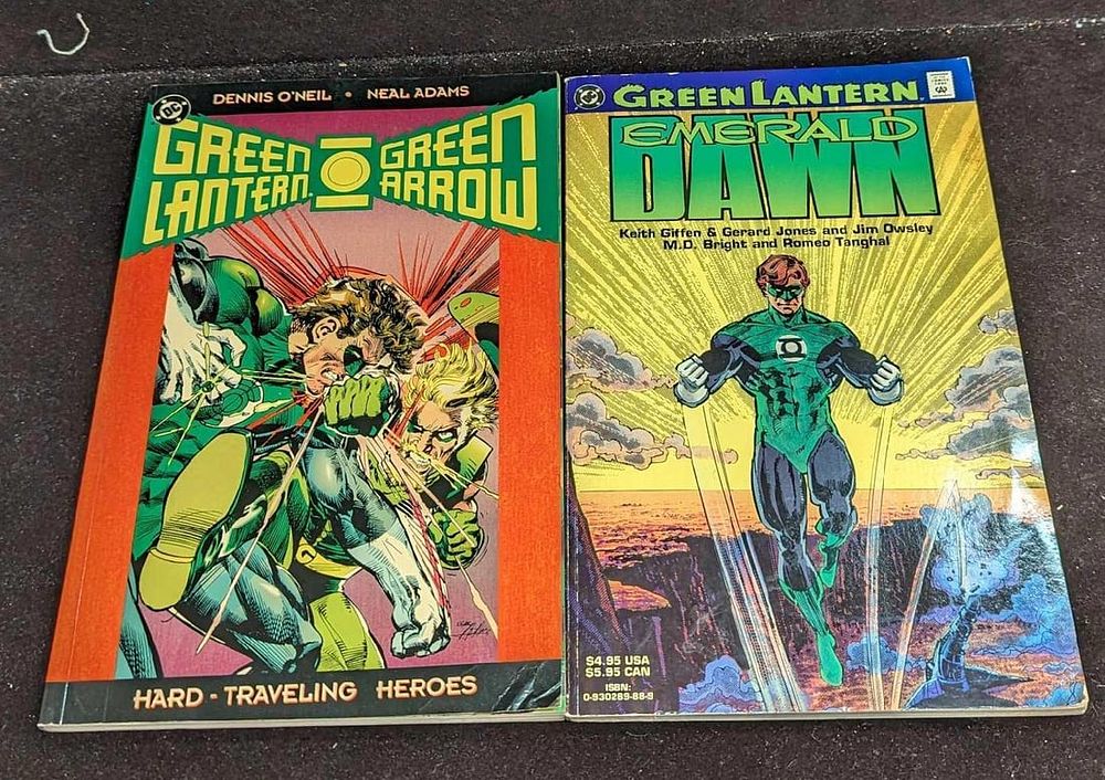 Lot 434: 2 DC Comics Green Lantern Paperbacks