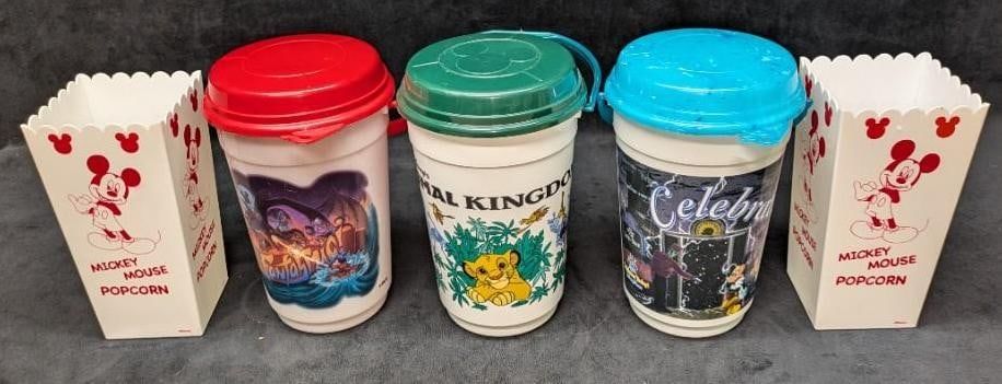 Lot 443: 5 Disney Tower Of Terror Lion King Disney Parks Popcorn Buckets
