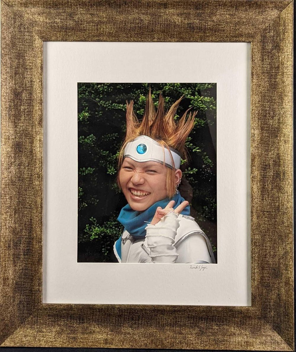 Lot 446: Framed Frank Juge Cosplayer Photo