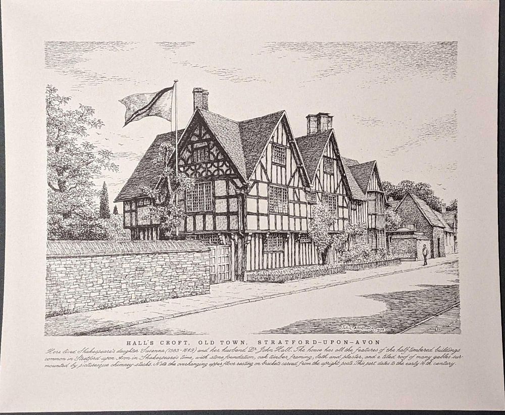 Lot 221: Vintage Hall's Croft John Mortlock Print