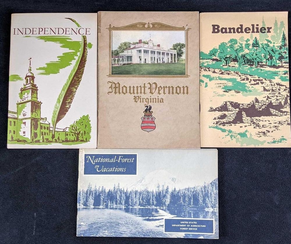 Lot 237: Vintage Historical National Land Mark Booklets