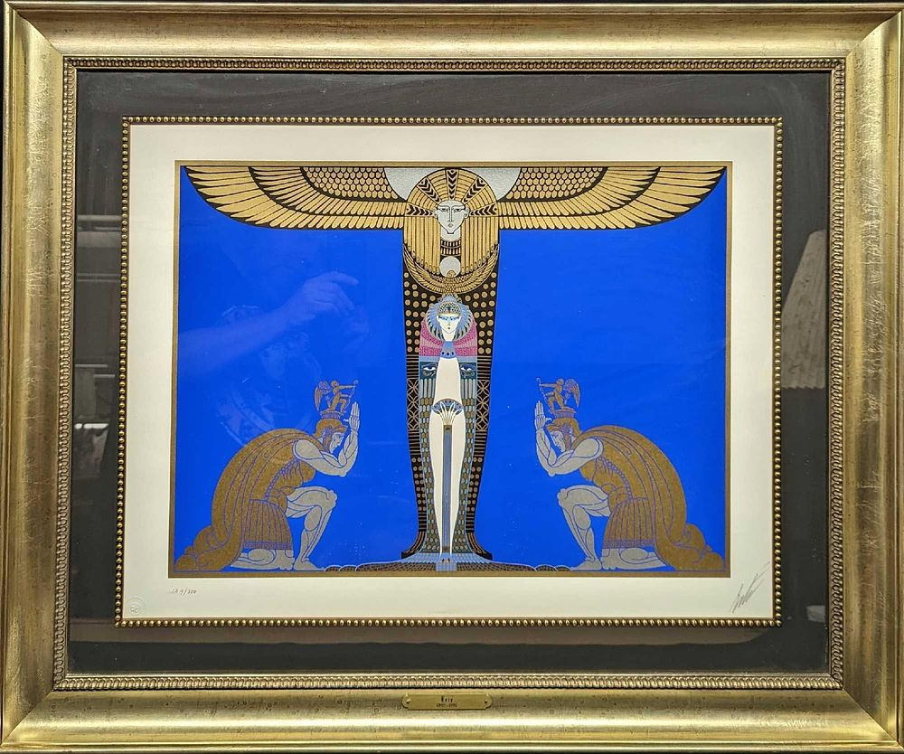 Lot 244: Framed S&N Erte "Cleopatra" Serigraph Print