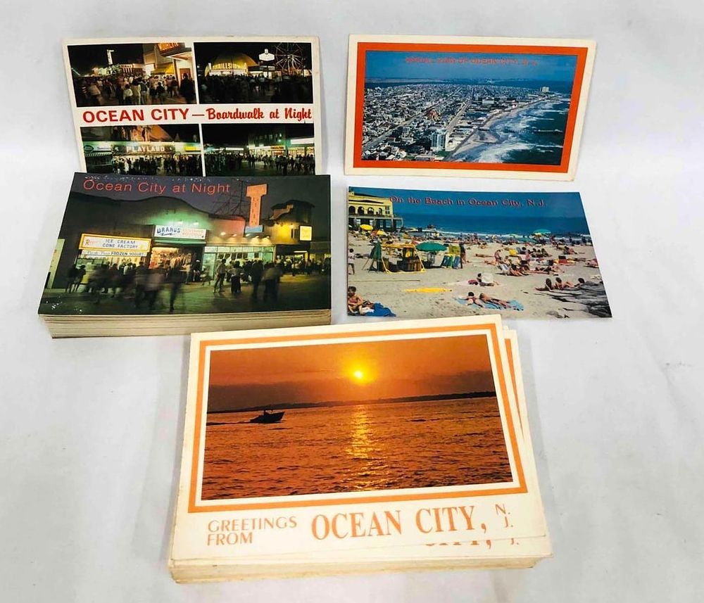 Lot 463: Over 100 Ocean City N.J. Postcards + Three Bonus Cards