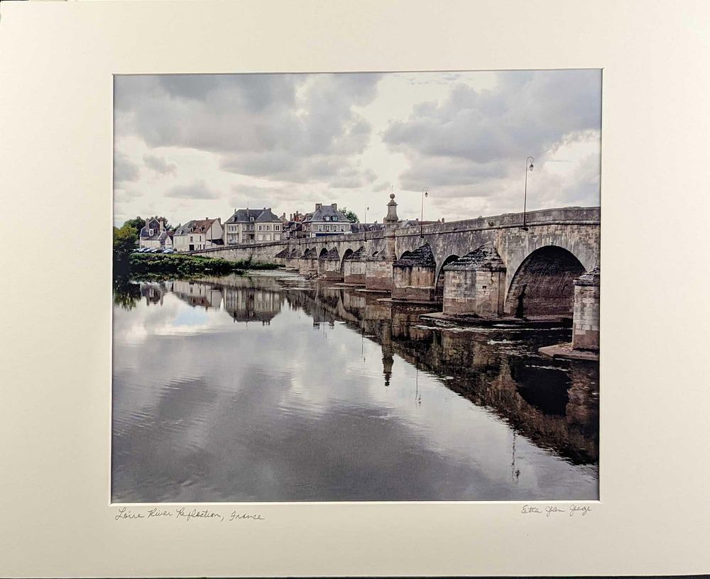 Lot 481: Matted Etta Jean Juge Loire River Photo