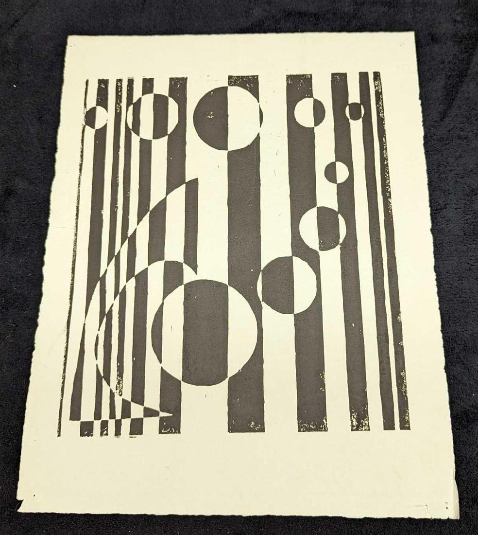 Lot 251: S&N K Thelander Planets Wood Pressing 4/10