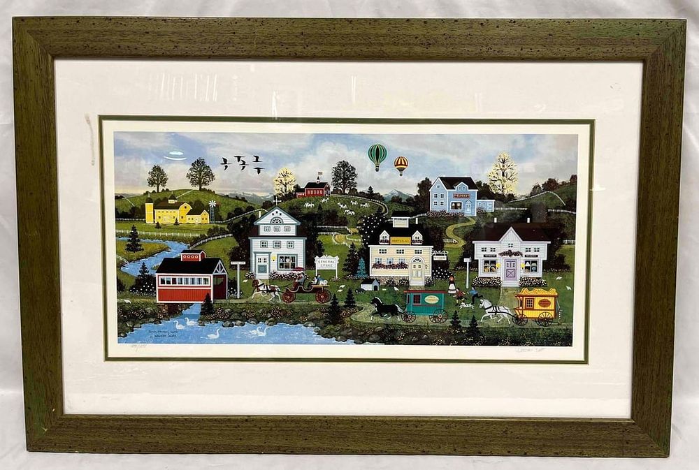 Lot 266: Wooster Scott Signed/Numbered  & Framed "Down Memory Lane" Litho (JB 223)