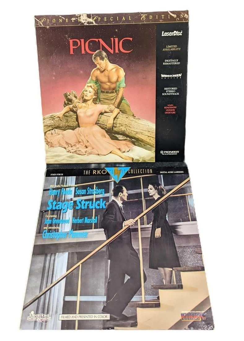 Lot 267: Picnic & Stage Struck Laser Discs