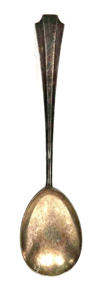 Lot 291: Large Concord Sterling Serving Spoon