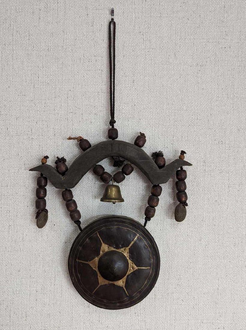 Lot 323: Vintage Mini Hanging Gong
