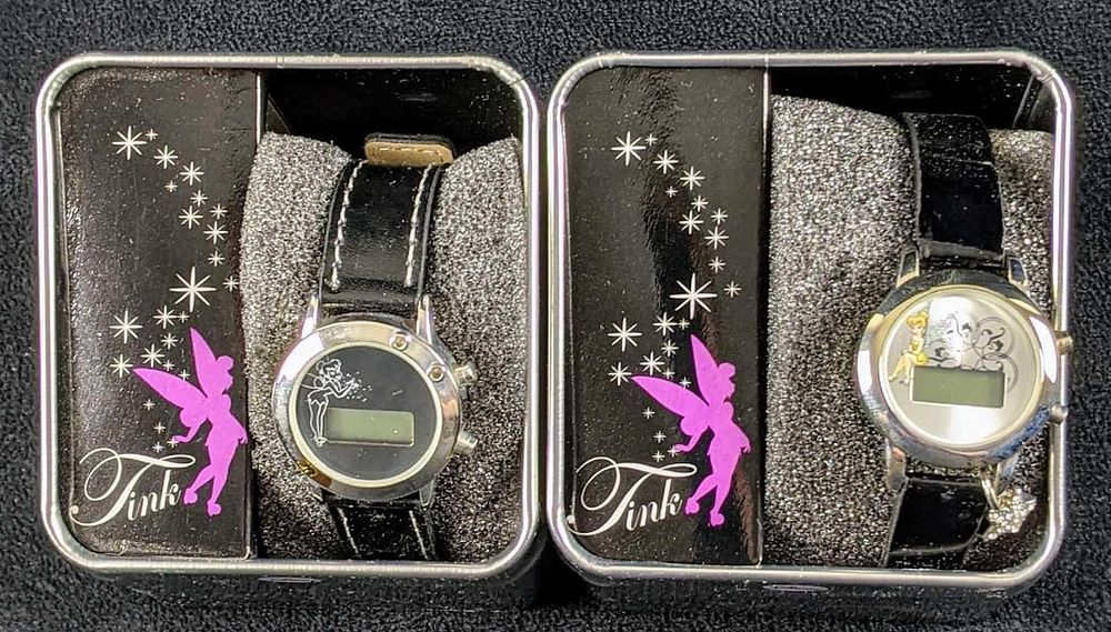 Lot 346: Two Disney Tinkerbell LCD Accutime Childs Watch
