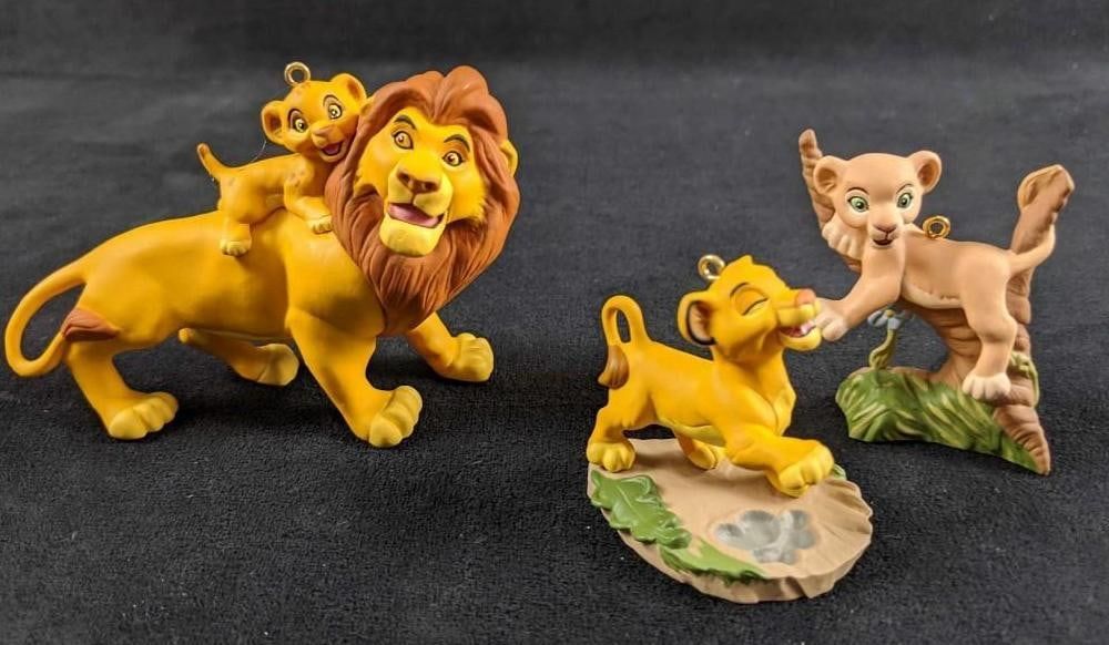 Lot 381: Two Hallmark Keepsake Disney Lion King Ornaments