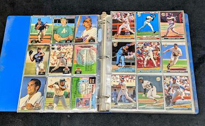 Binder Of Assorted Topps Ultra Fleer Donrus Baseball Cards. This binder is full of Topps 