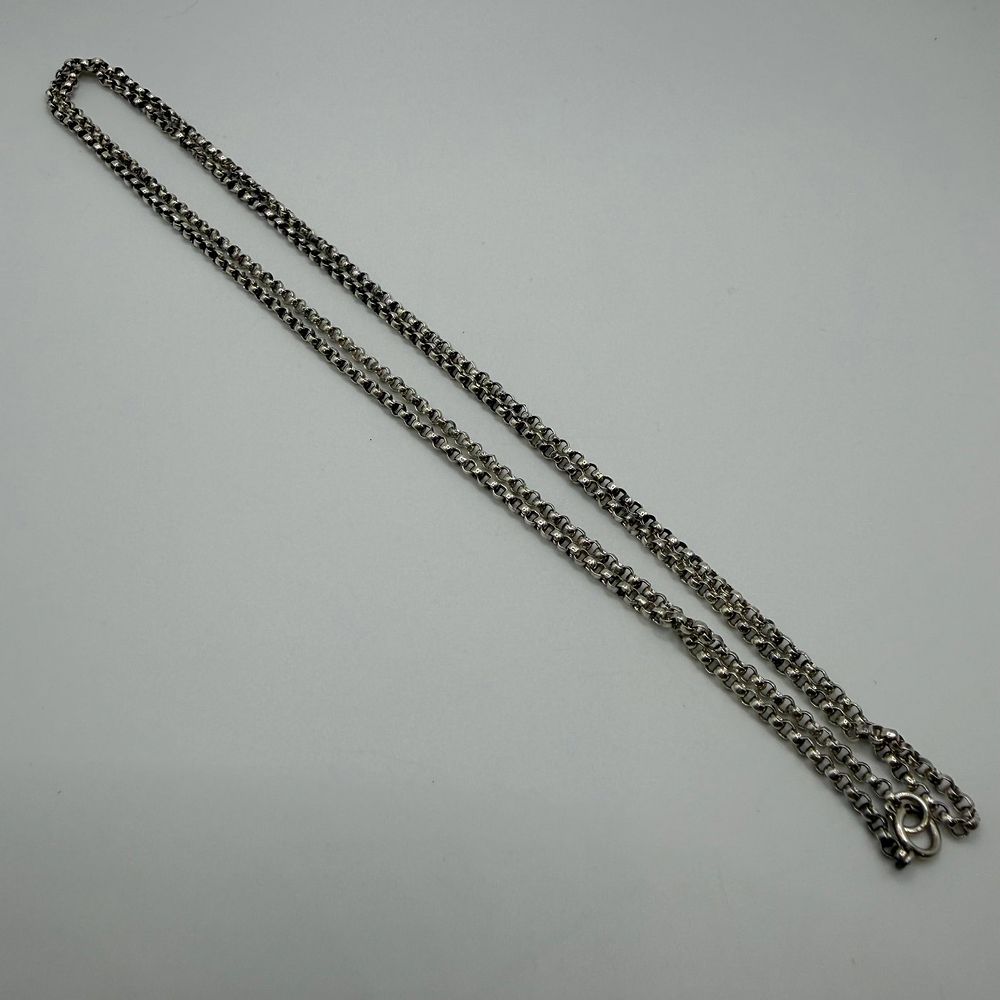 Lot 471: 925 Sterling Silver Rolo Link Style Chain Necklace