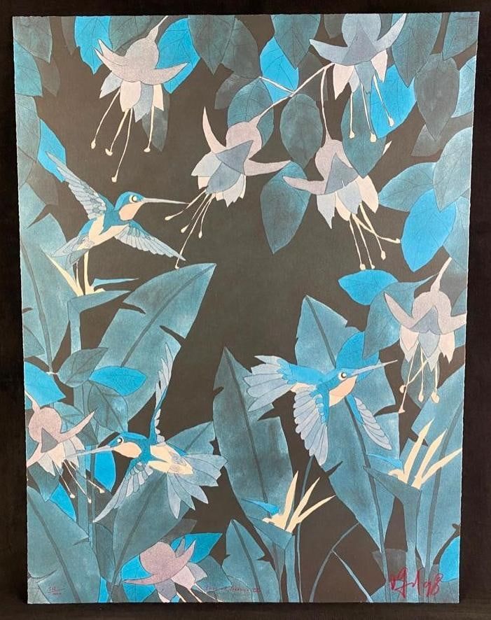 Lot 265: Birds of Paradise IV Lithograph