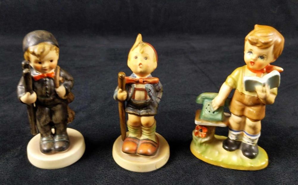 Lot 371: 2 Vintage Goebel Hummel Figurines And 1 Imitation