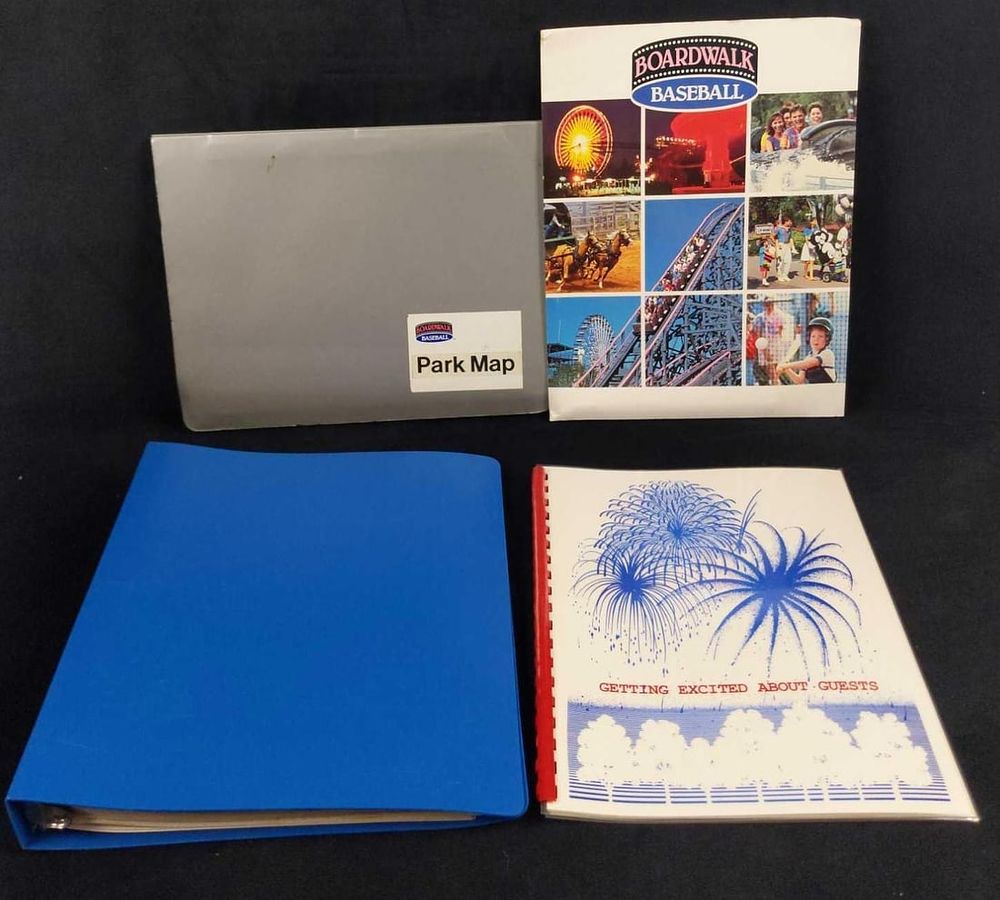 Lot 432: Vintage Boardwalk And Baseball Employee Guides