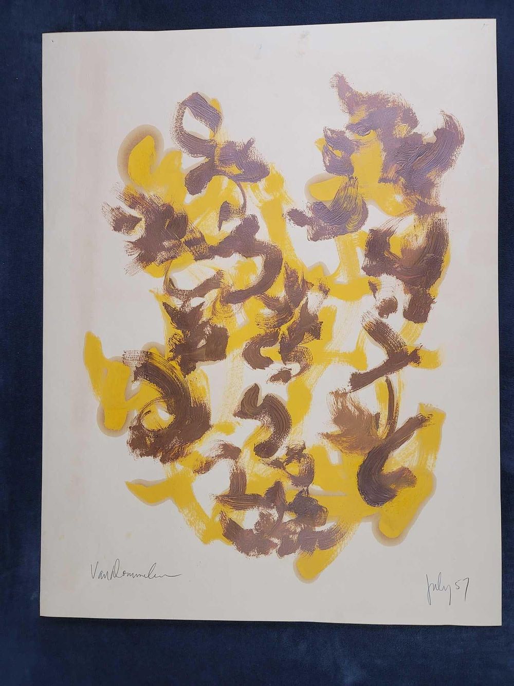Lot 467: Original Painting By Van Dommelen Signed