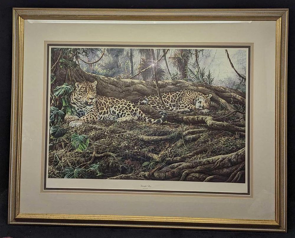 Lot 170: S&N Alan M. Hunt Watchful Rest Cheetah Print