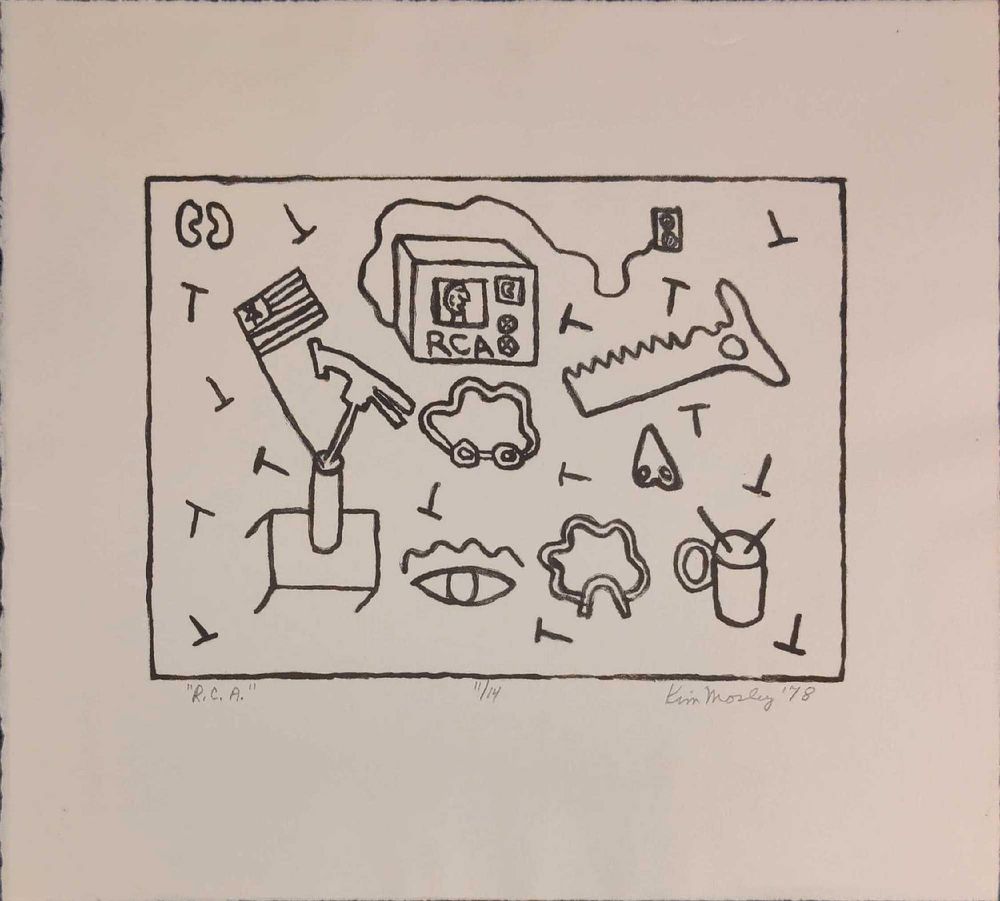 Lot 203: Kim Mosley (20th Century) Signed Woodblock Print RCA