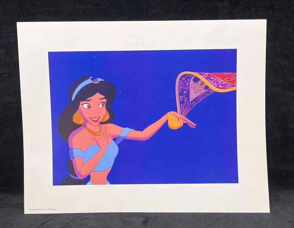 Lot 247: Disney's Aladdin Exclusive Commemorative Lithograph 2004 (A)