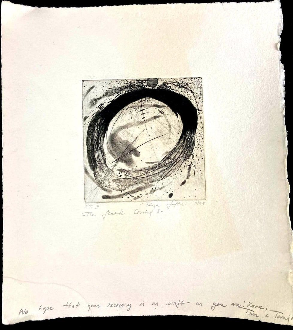 Lot 295: Artistic Block Print Circa 1994