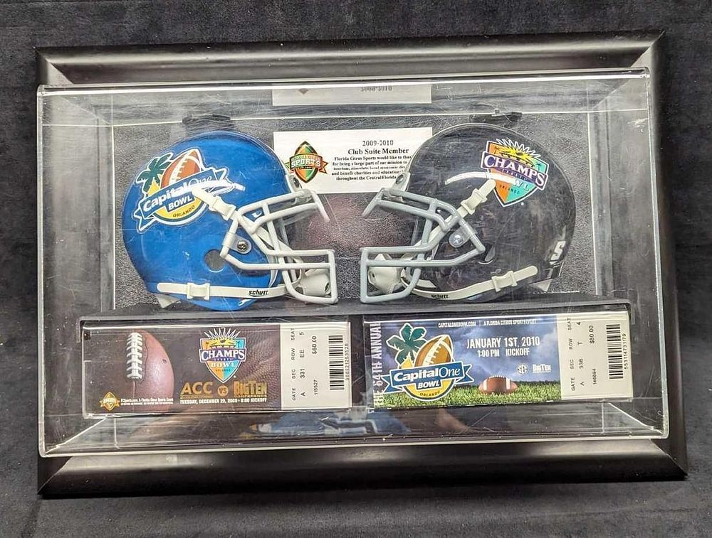 Lot 355: College Football Capital One And Champs Bowl Display