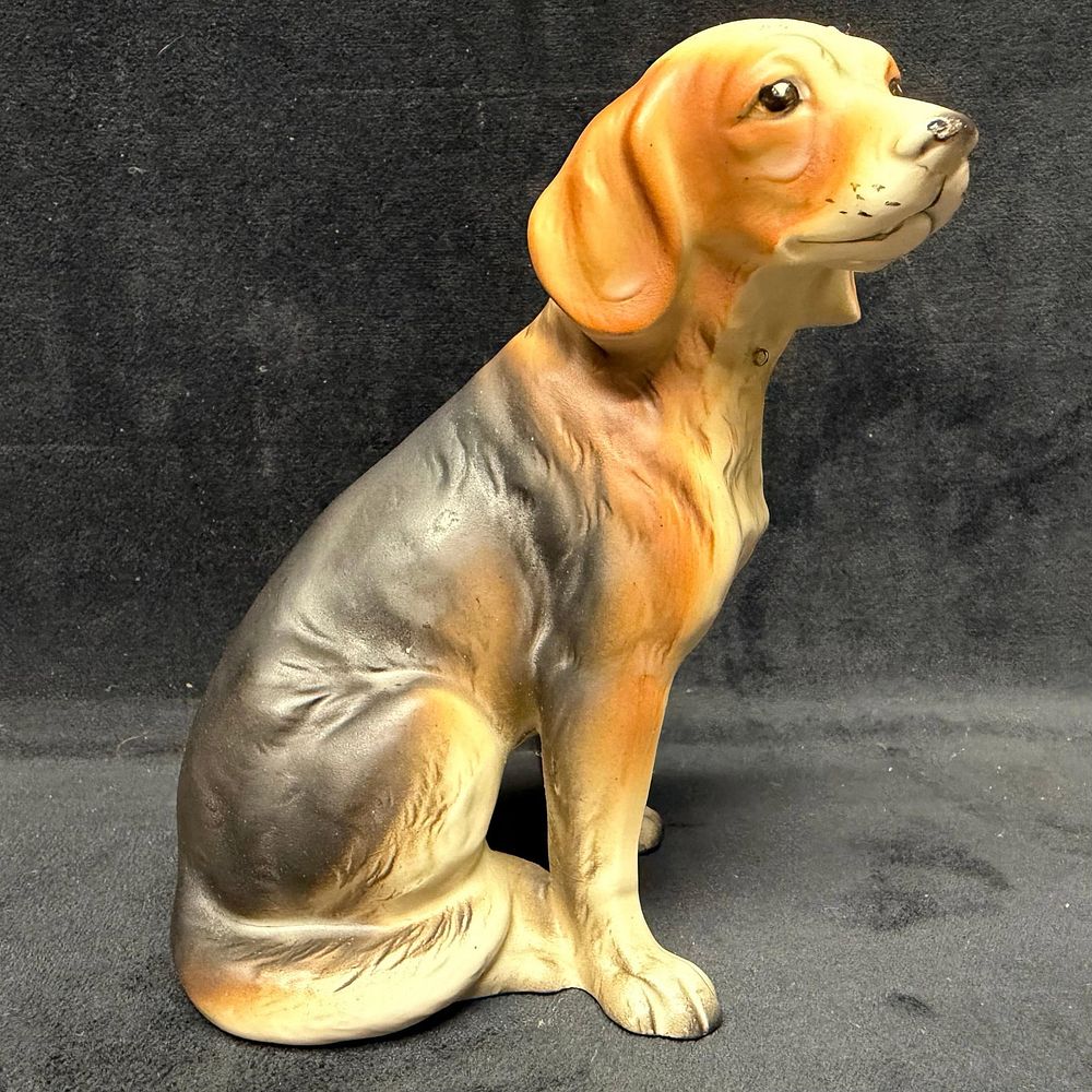 Lot 411: Mid Century Modern Style Ceramic Beagle Figurine