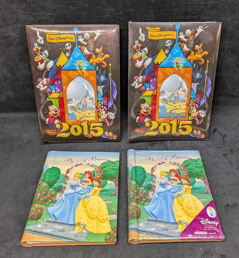 Lot 186: Walt Disney World Princess And Characters Photo Albums