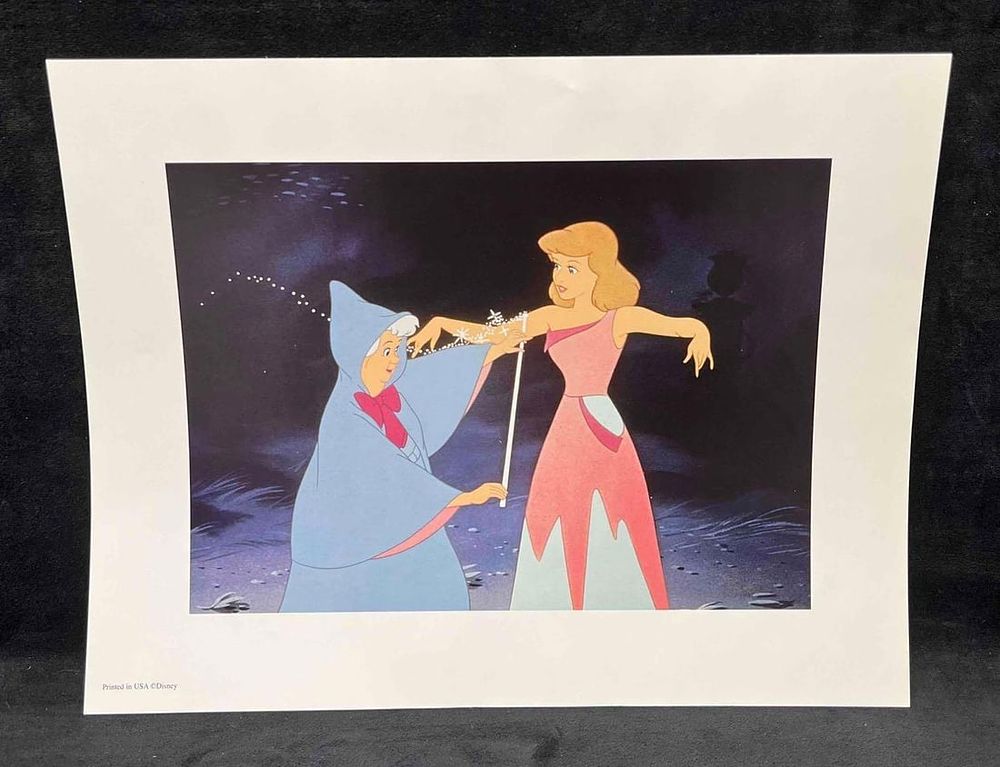 Lot 191: Disney's Cinderella Commemorative Lithograph 2001