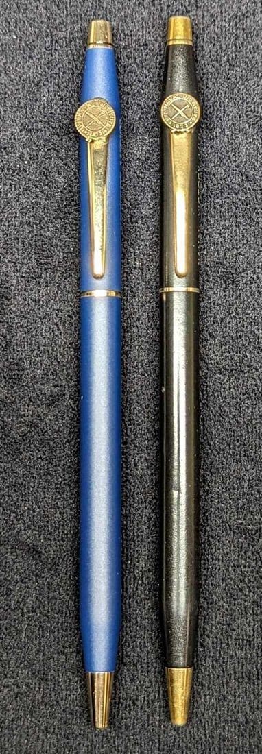 Lot 203: 2 US Naval Institute Cross Writing Pens