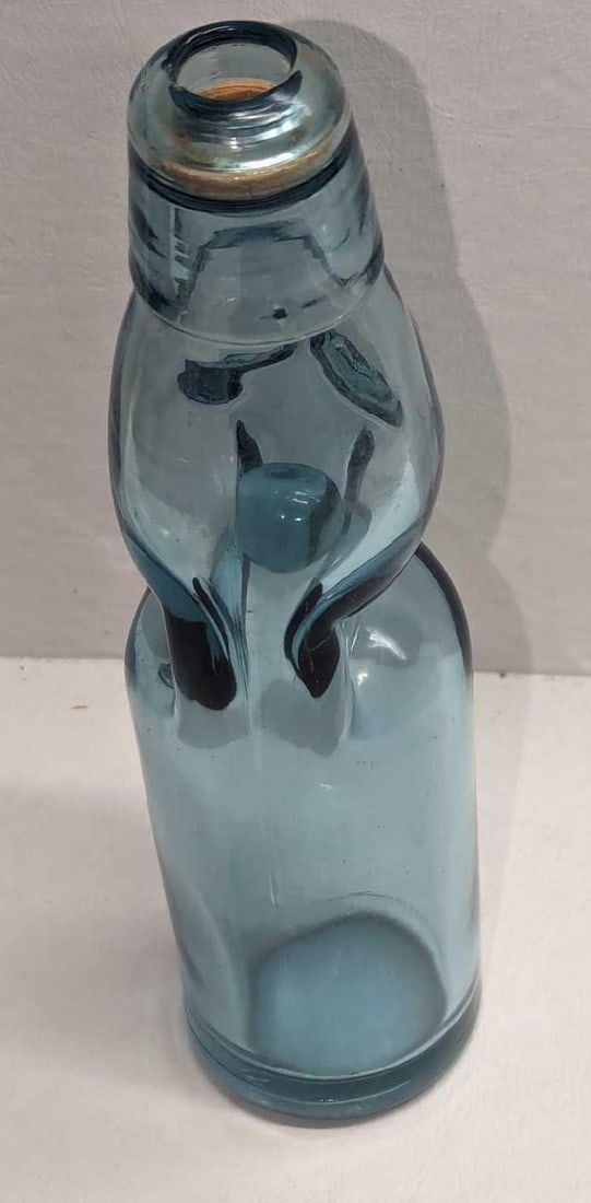 Lot 210: Vintage Soda Bottle Japanese Codd Neck Marble Stopper
