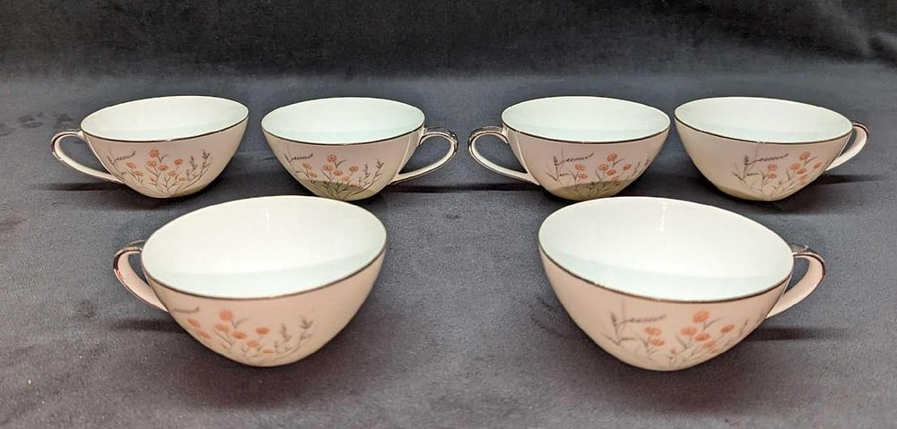 Lot 237: 6 Retired Jyoto China Spring Cups