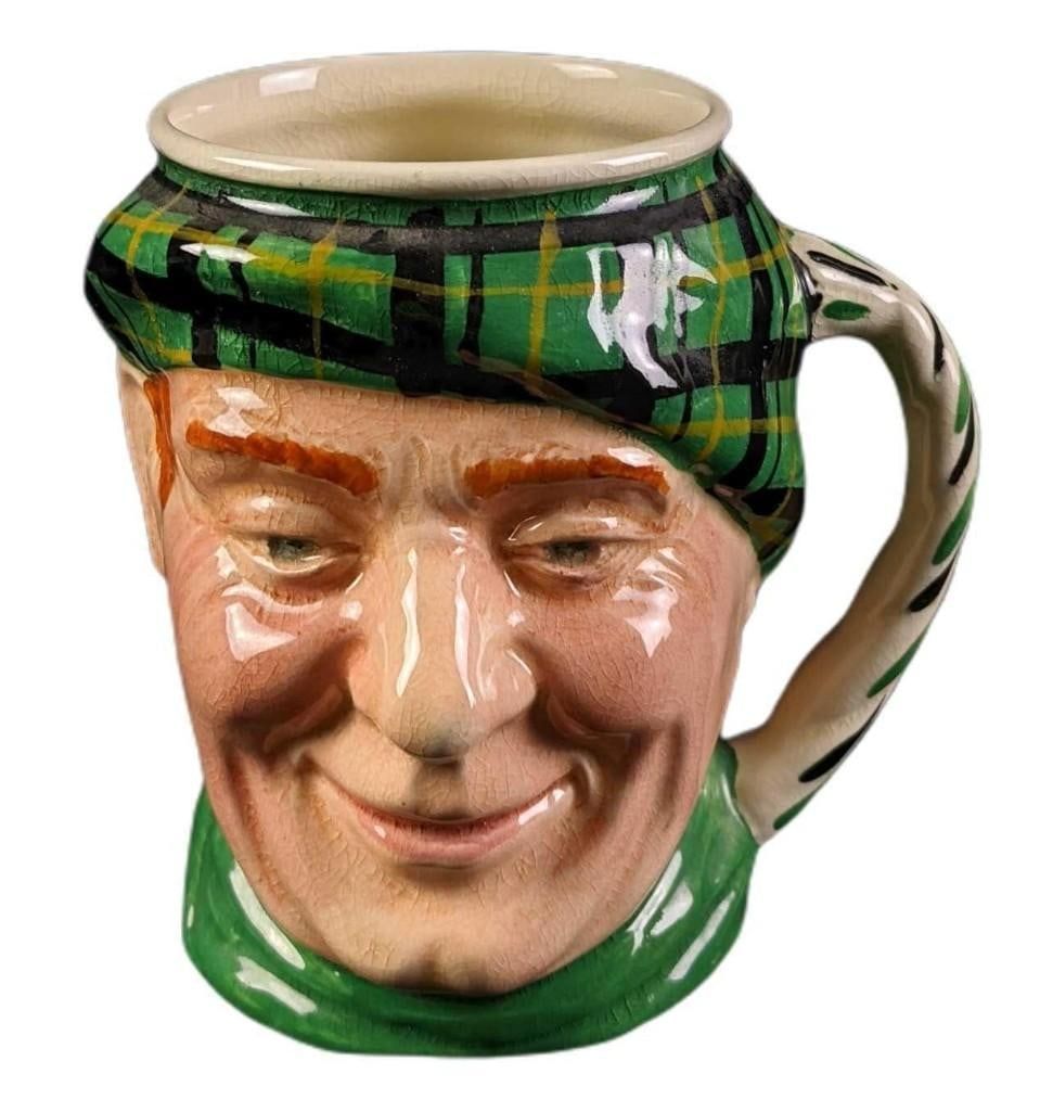 Lot 264: English Sandland Character Toby Mug Scottish Man