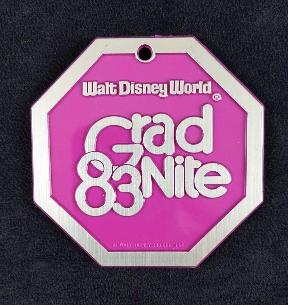 Lot 302: 4 Rare Vintage Disney World Grad Night 83 Medallion