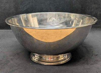 Large Metal 10 Quart All Purpose Bowl Made In Korea. The maker and date of creation is unknown. 