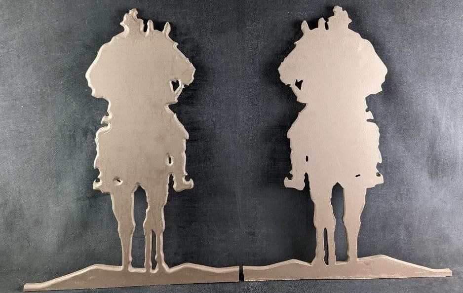 Lot 368: Vintage Cowboy Wall Art Ponderosa Steakhouse Art