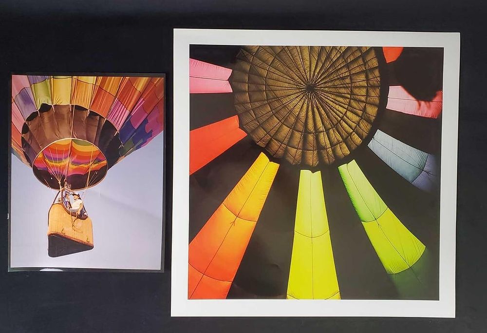 Lot 430: Large Colorful Hot Air Balloon Photos Lot Of Two