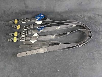UCF College Football Black and Gold Knight Belts G. This lot contains 4- 38" black and gold 