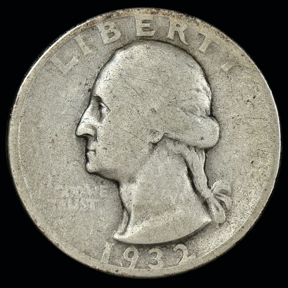 1932 D Washington Silver Quarter THE KEY DATE