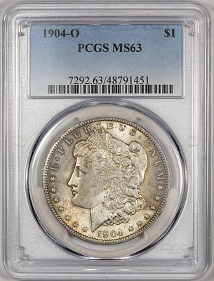 1904 O MS 63 PCGS Morgan Silver Dollar