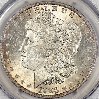 1883 O MS 62 PCGS Morgan Silver Dollar