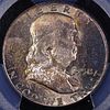 1958 Franklin Half Silver Dollar MS 66 CAC TONEDImage - 2