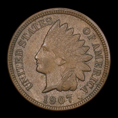 1907 Indian Head Cent Penny